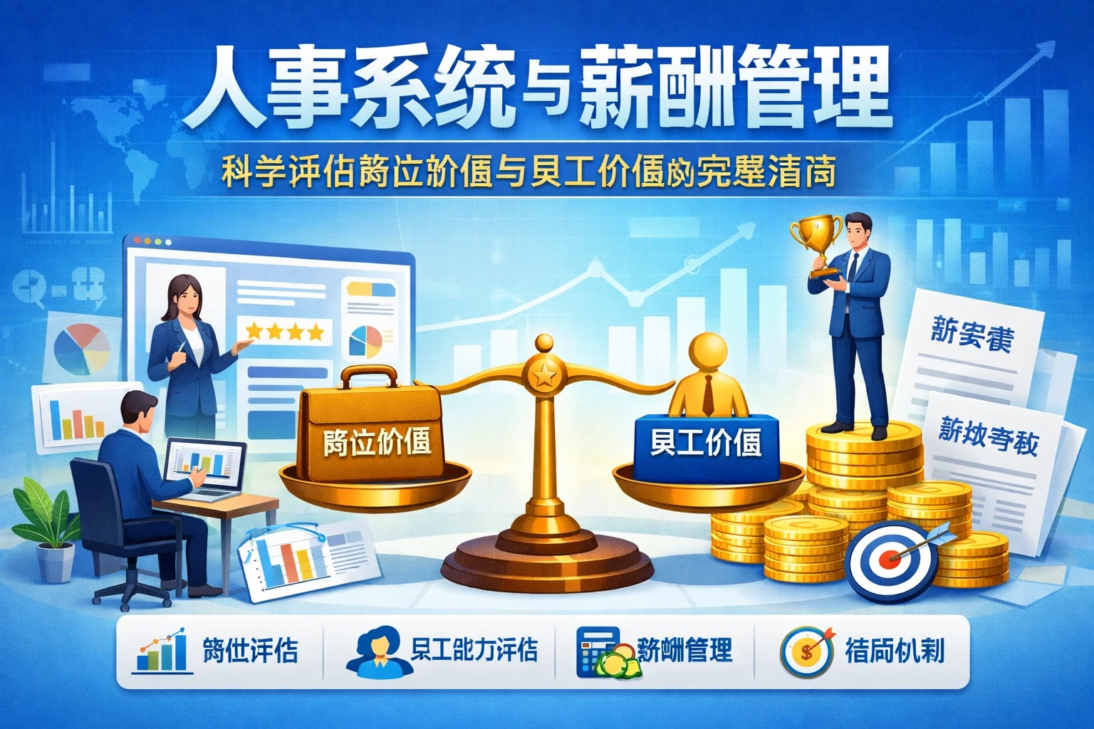 人事系统与薪酬管理:科学评估岗位价值与员工价值的完整指南