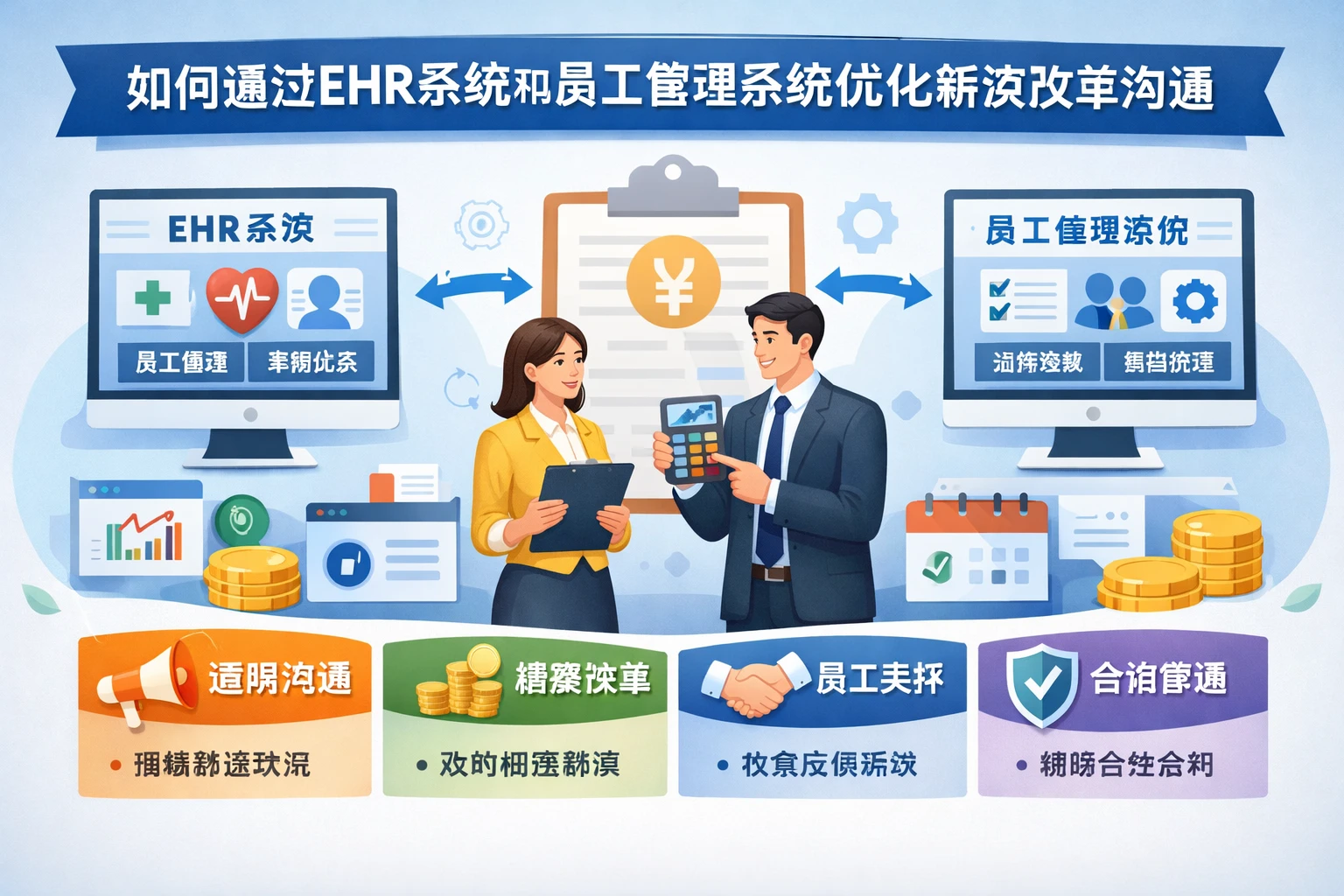 如何通过EHR系统和员工管理系统优化薪资改革沟通