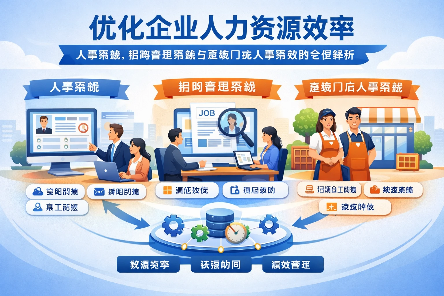 优化企业人力资源效率：人事系统、招聘管理系统与连锁门店人事系统的全面解析