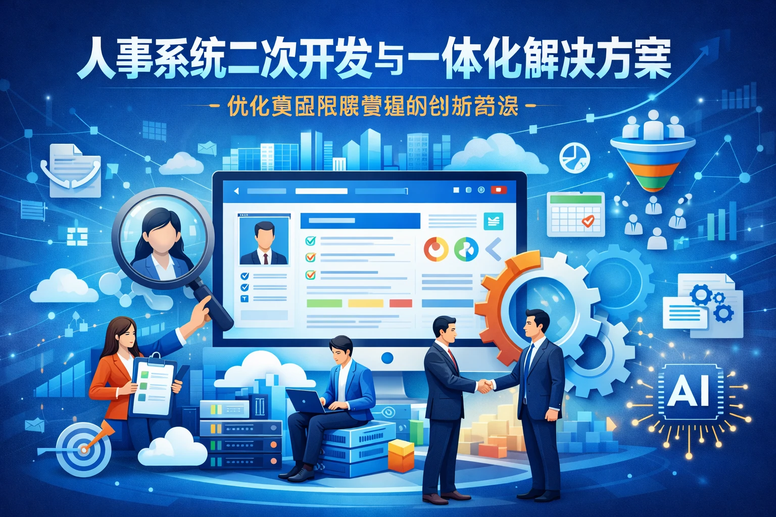 人事系统二次开发与一体化解决方案:优化集团招聘管理的创新路径