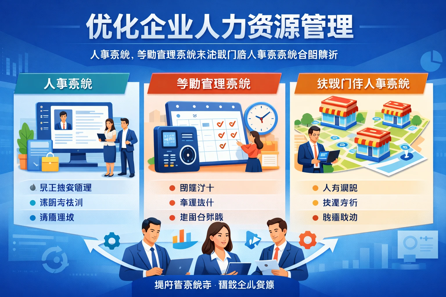 优化企业人力资源管理：人事系统、考勤管理系统与连锁门店人事系统的全面解析