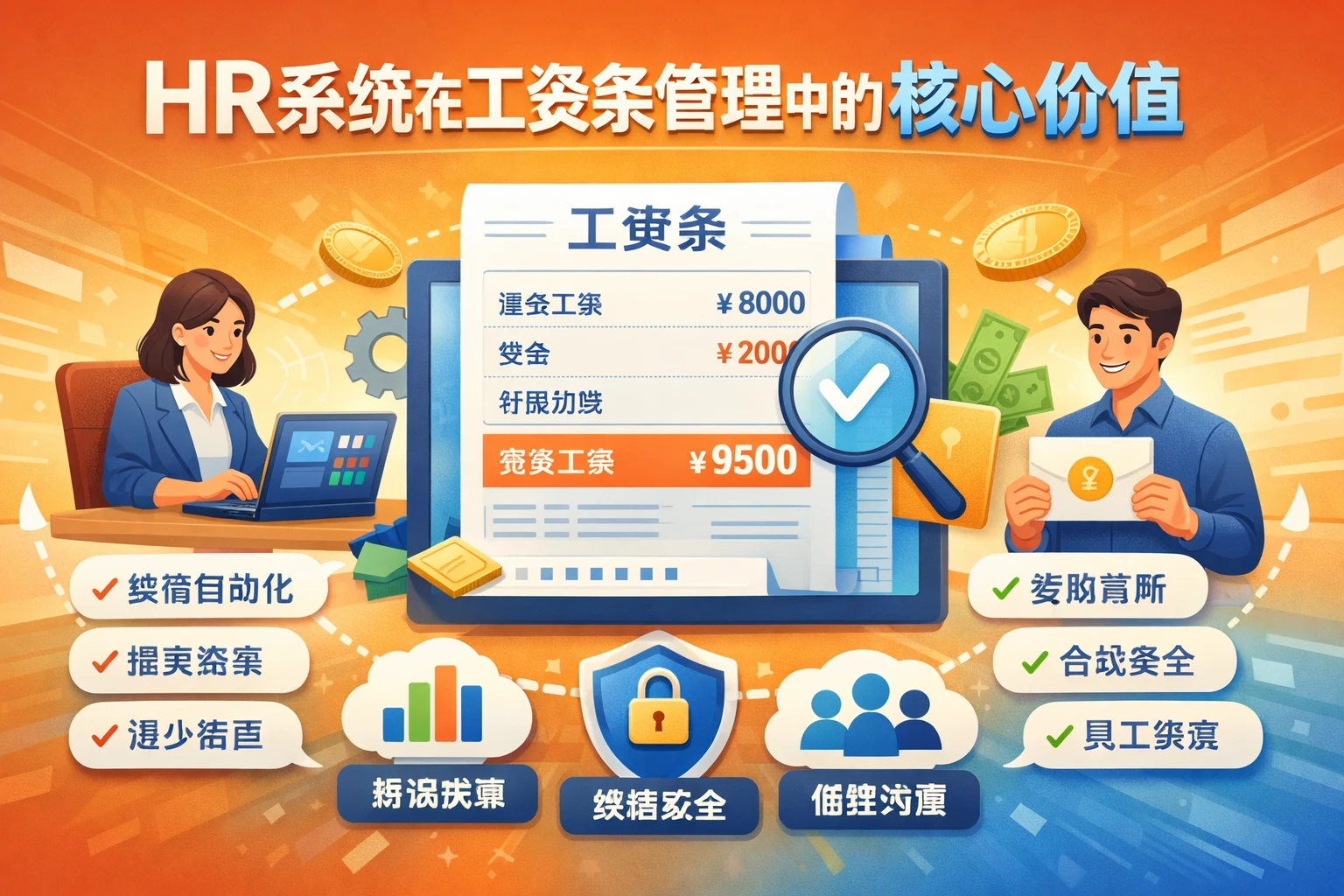 HR系统在工资条管理中的核心价值