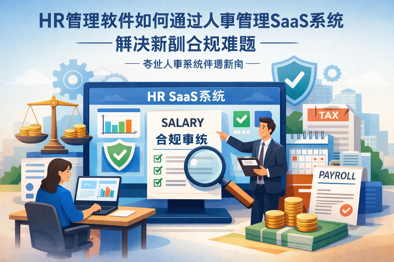 HR管理软件如何通过人事管理SaaS系统解决薪酬合规难题——专业人事系统评测指南