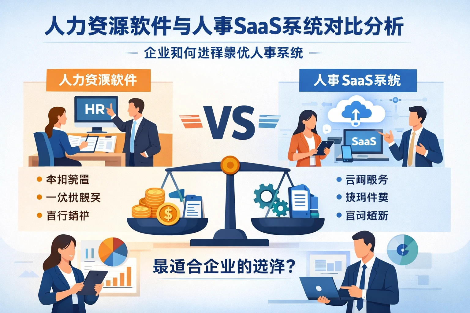 人力资源软件与人事SaaS系统对比分析：企业如何选择最优人事系统