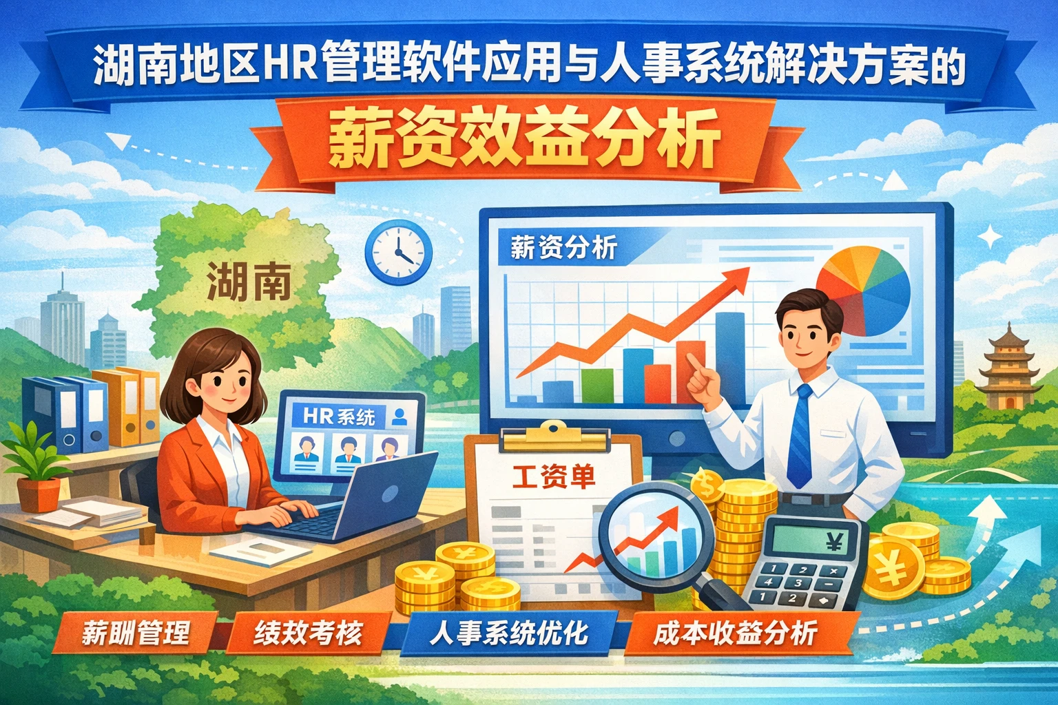 湖南地区HR管理软件应用与人事系统解决方案的薪资效益分析