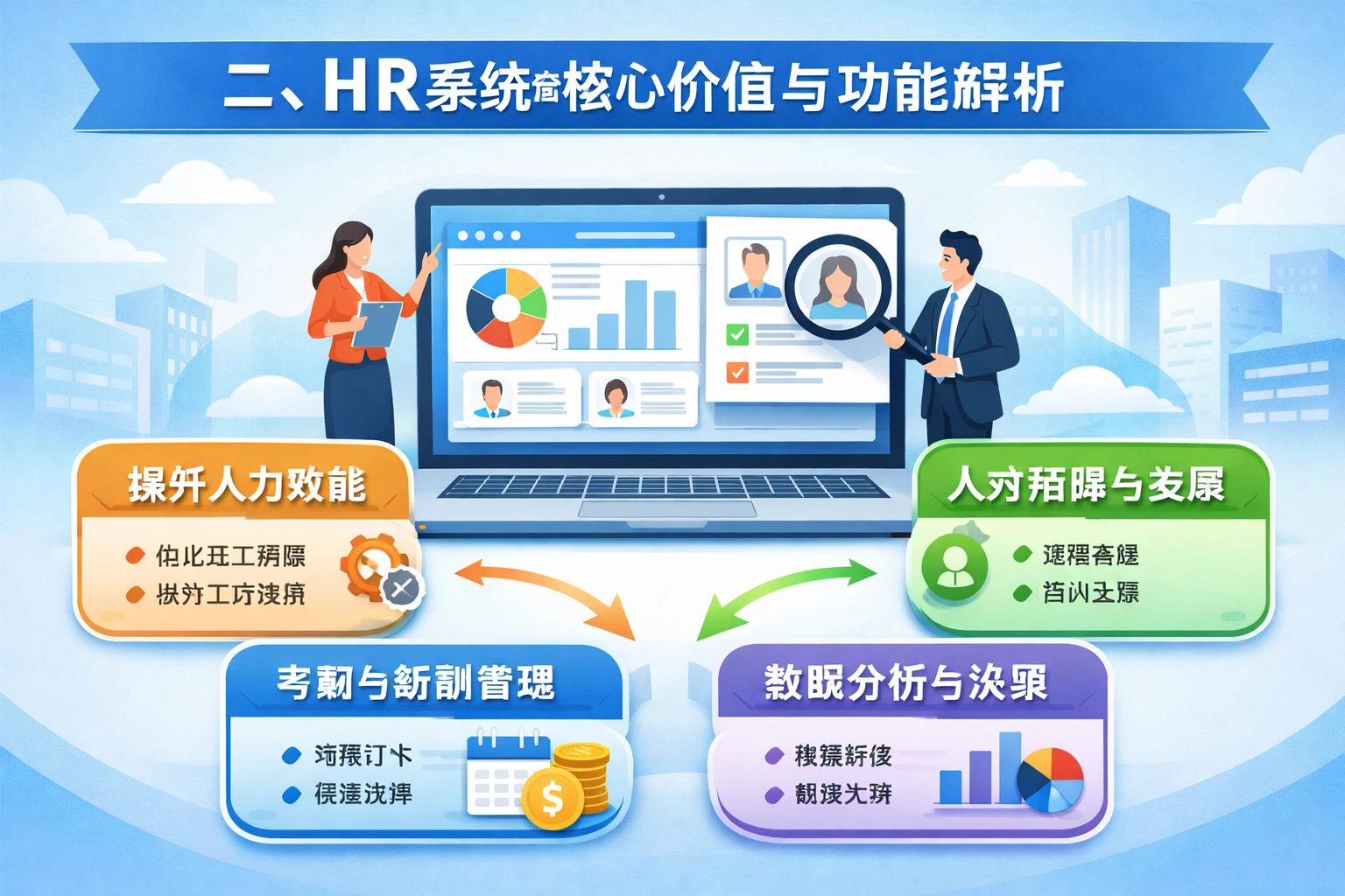 二、HR系统的核心价值与功能解析