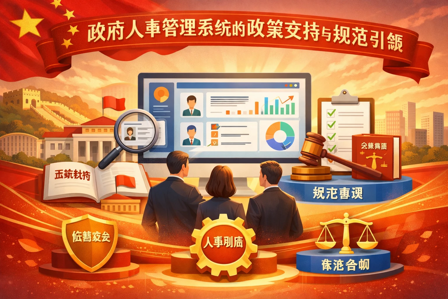 政府人事管理系统的政策支持与规范引领