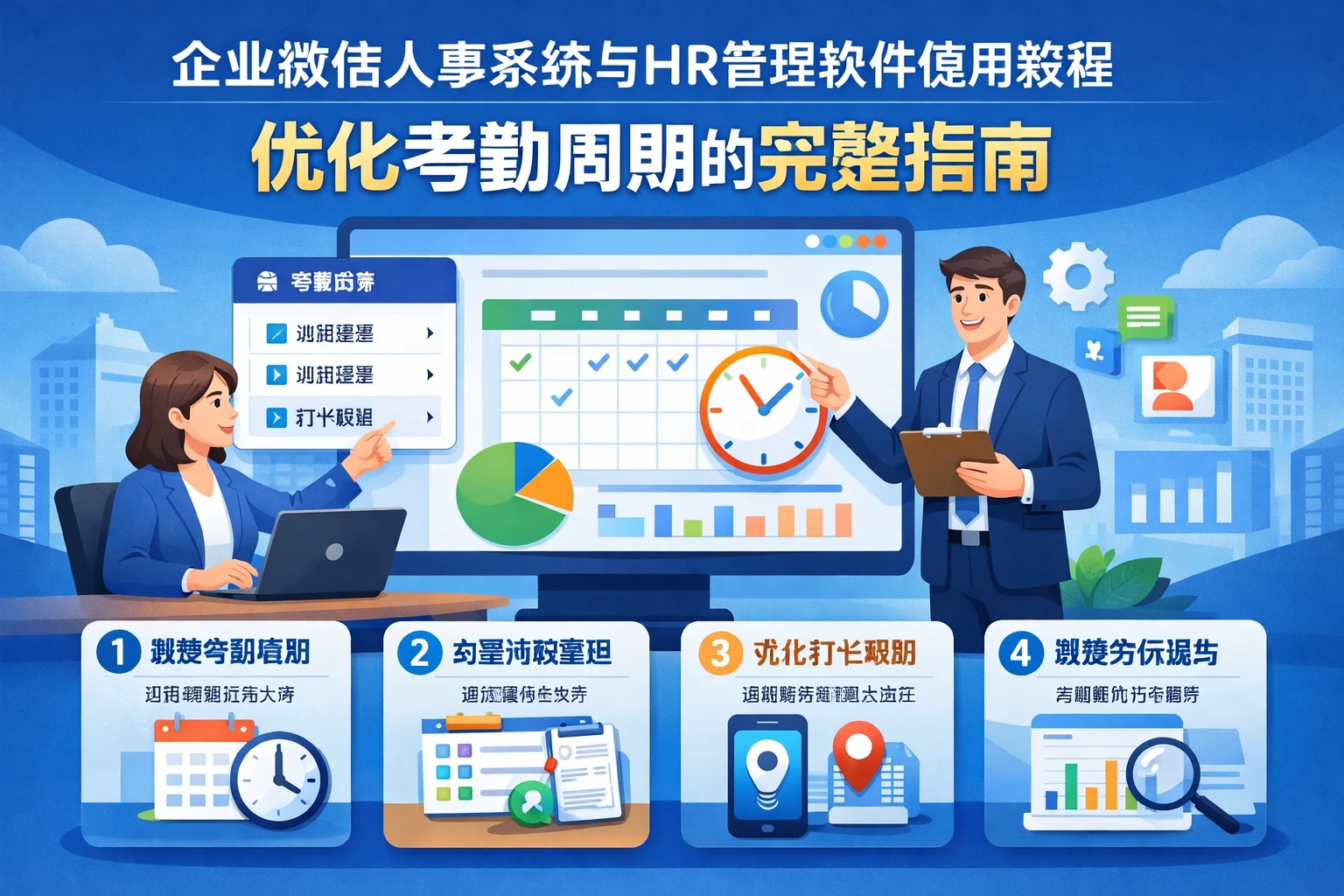 企业微信人事系统与HR管理软件使用教程：优化考勤周期的完整指南