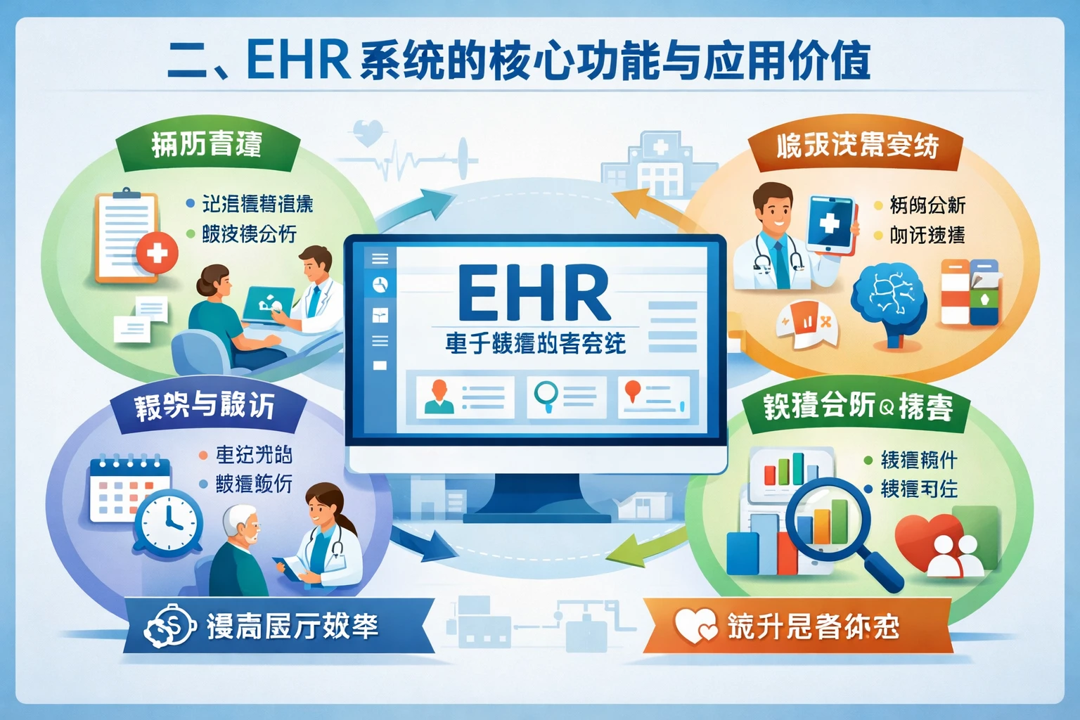 二、EHR系统的核心功能与应用价值