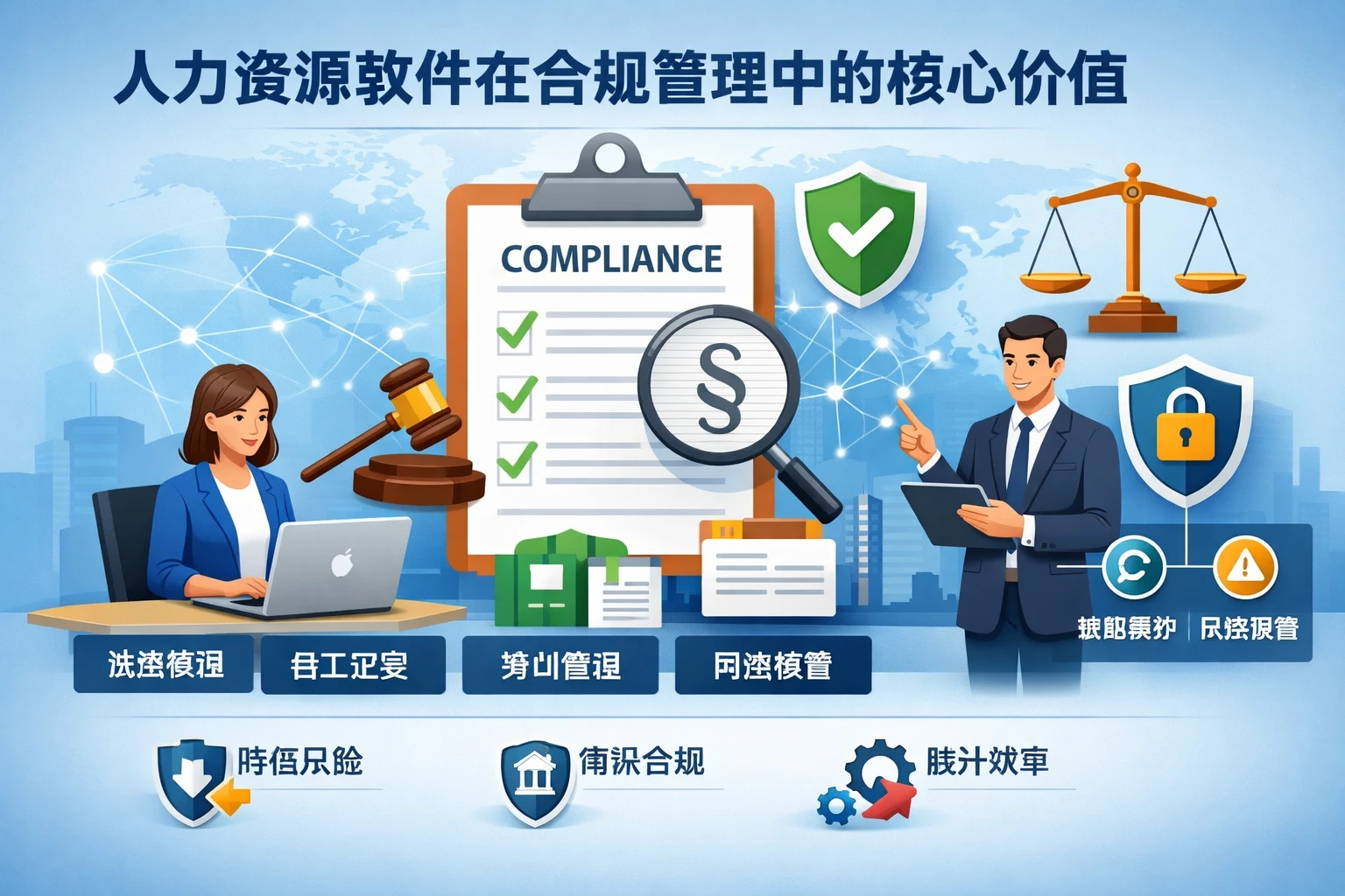 人力资源软件在合规管理中的核心价值