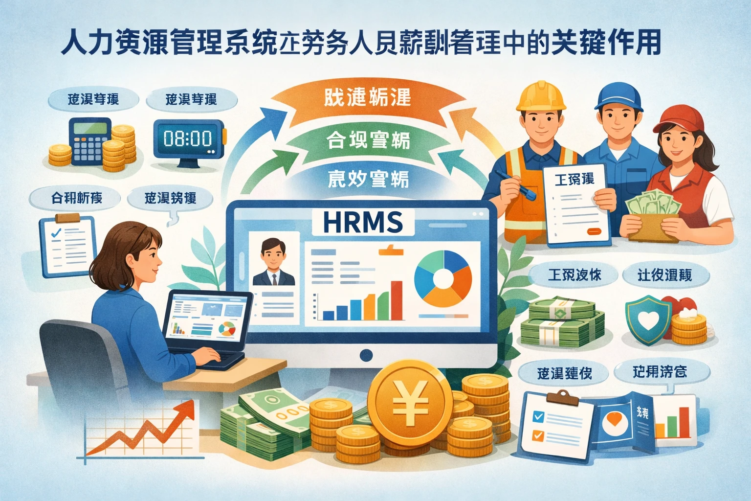 人力资源管理系统在劳务人员薪酬管理中的关键作用