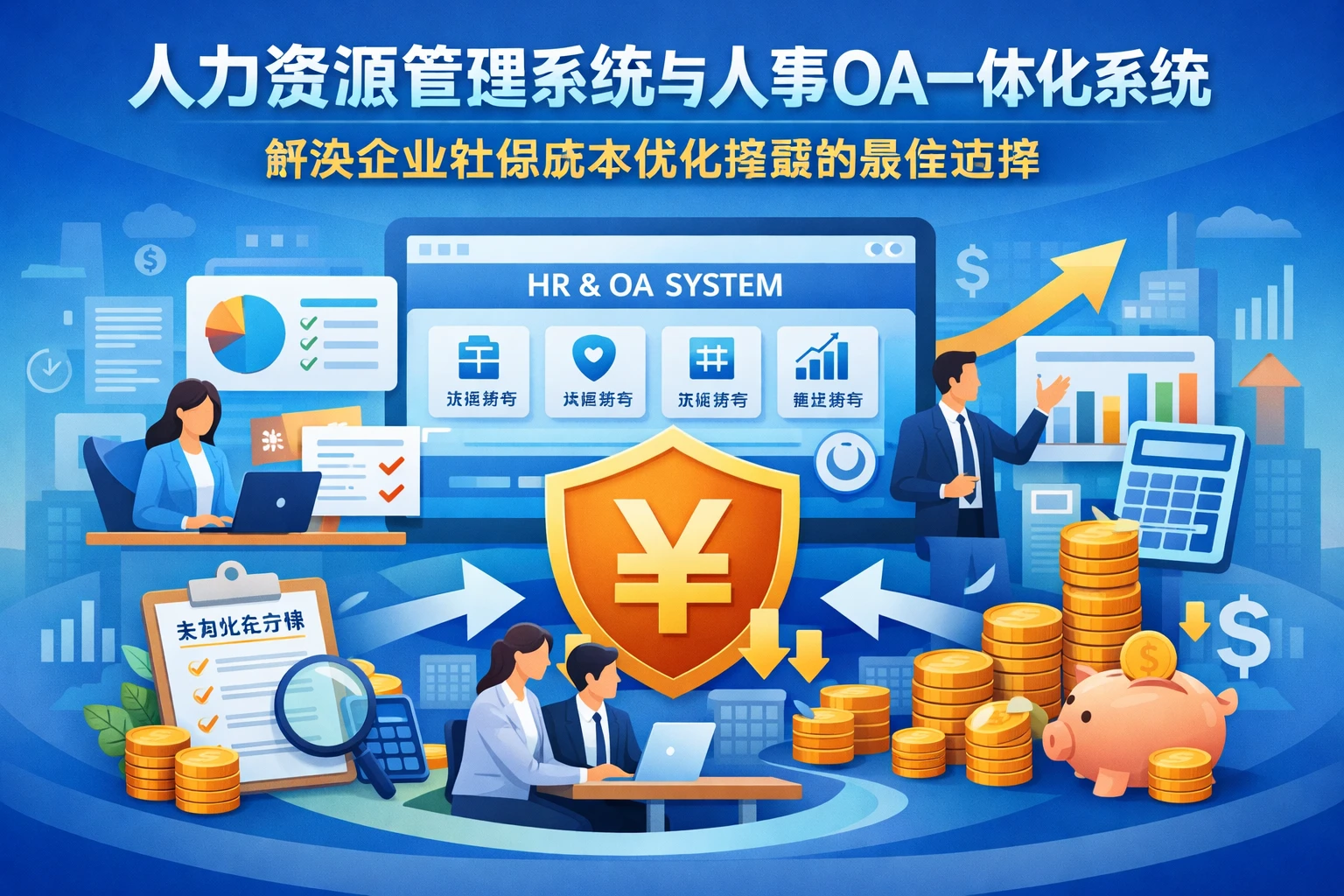 人力资源管理系统与人事OA一体化系统：解决企业社保成本优化难题的最佳选择