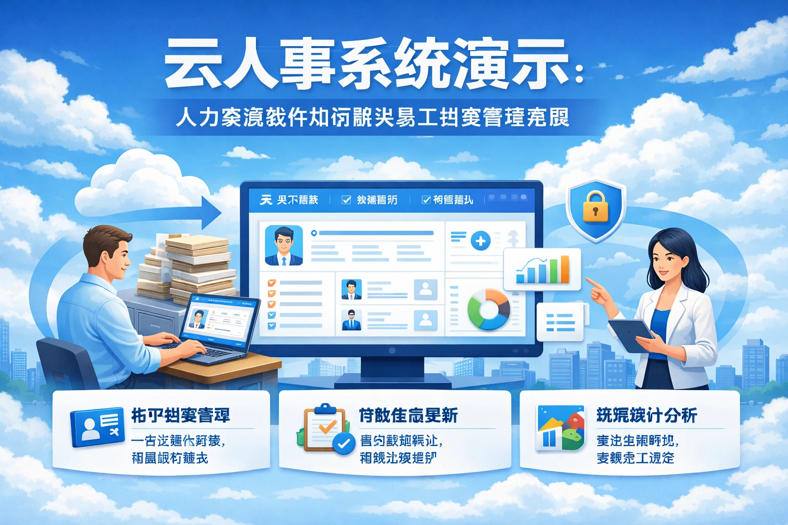 云人事系统演示：人力资源软件如何解决员工档案管理难题