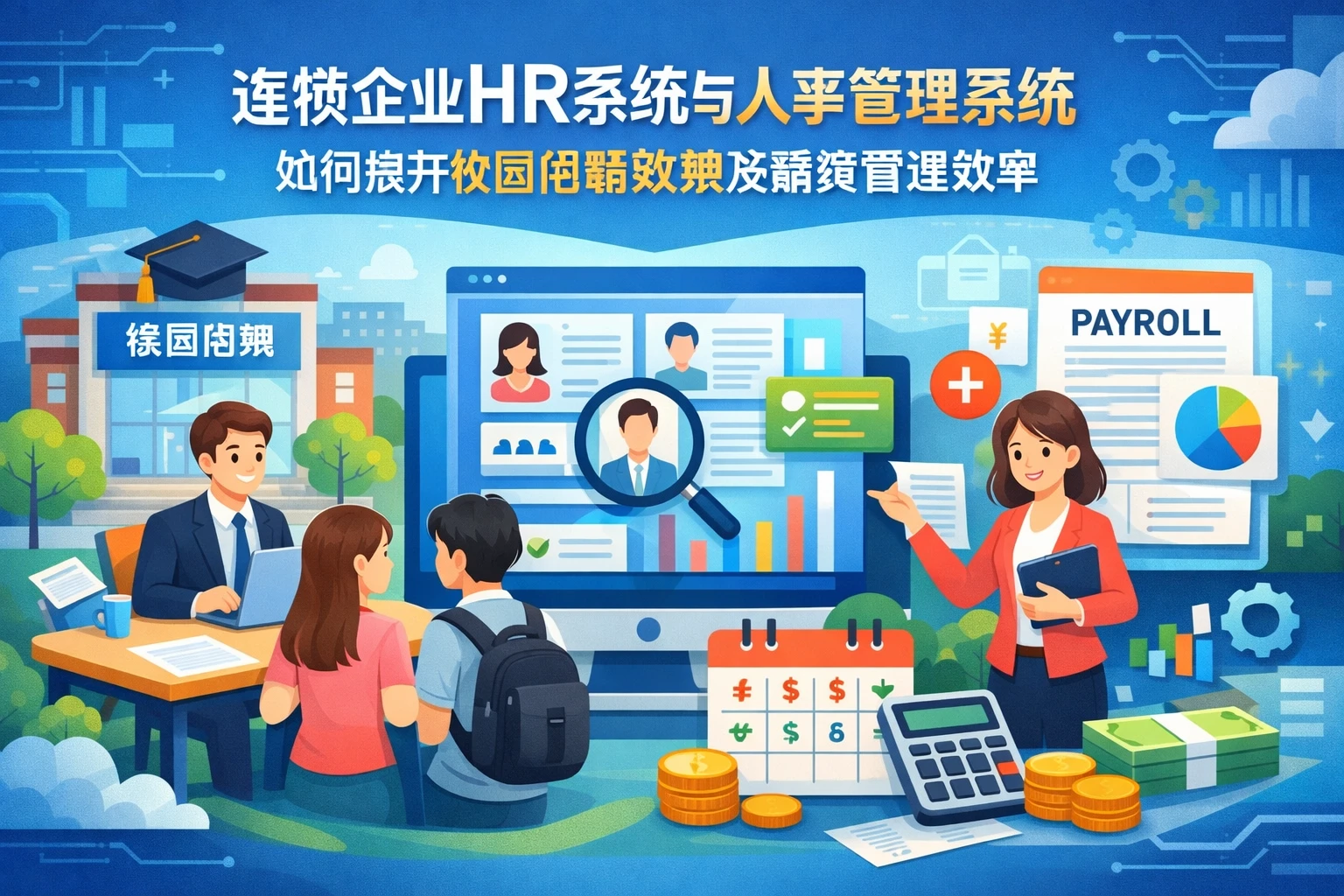 连锁企业HR系统与人事管理系统如何提升校园招聘效果及薪资管理效率