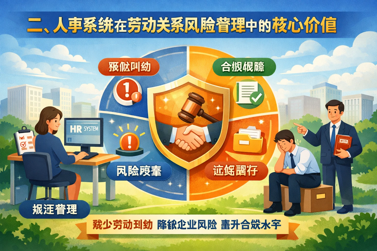 二、人事系统在劳动关系风险管理中的核心价值