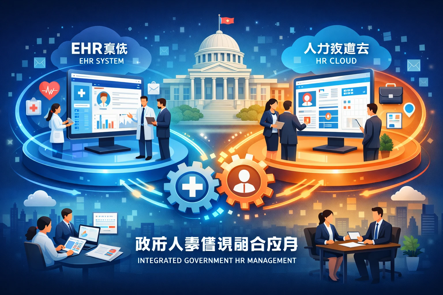 探索EHR系统与人力资源云系统在政府人事管理中的融合应用