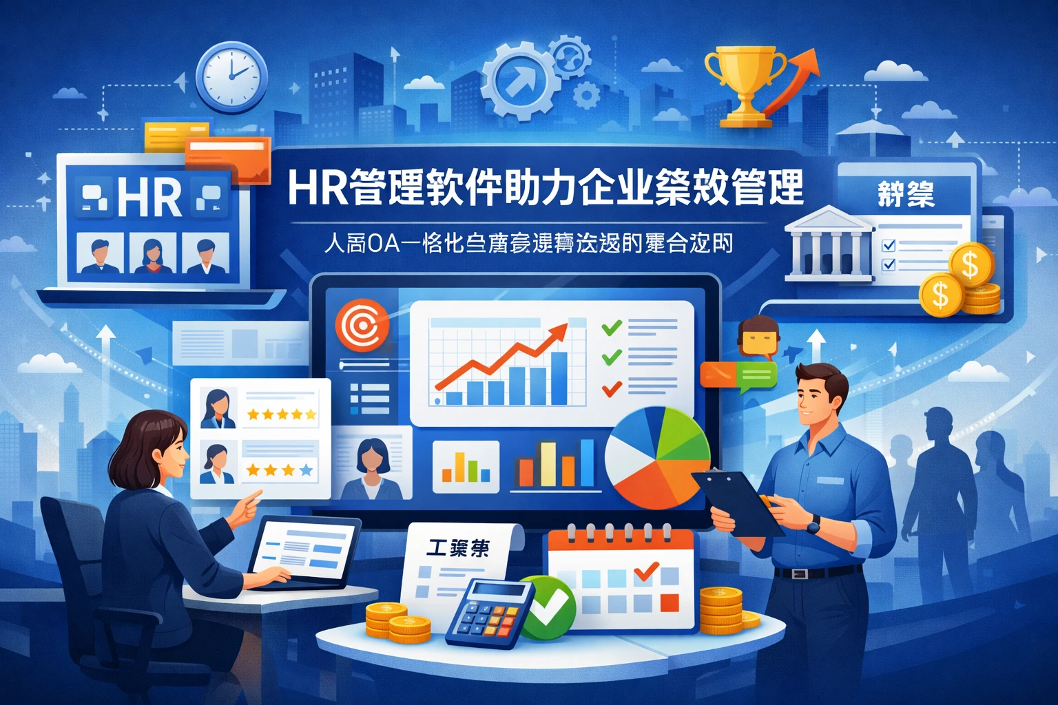 HR管理软件助力企业绩效管理:人事OA一体化与薪资核算系统的整合应用