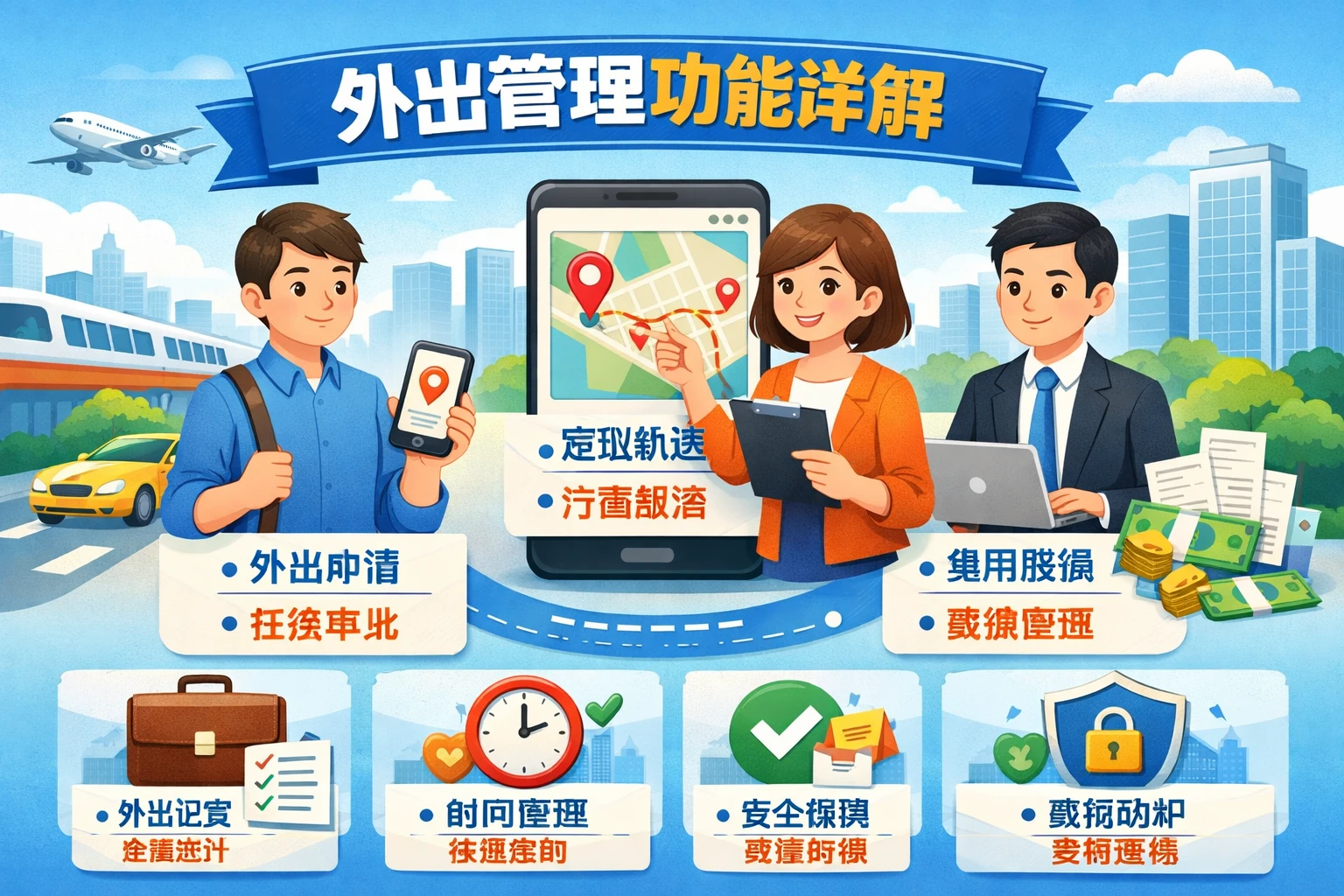 外出管理功能详解