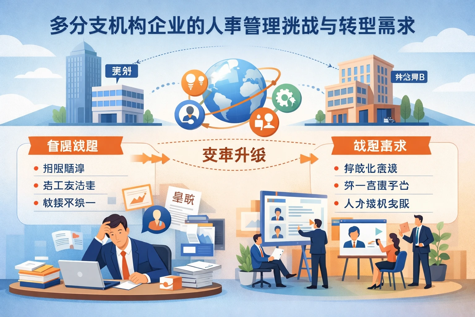 多分支机构企业的人事管理挑战与转型需求