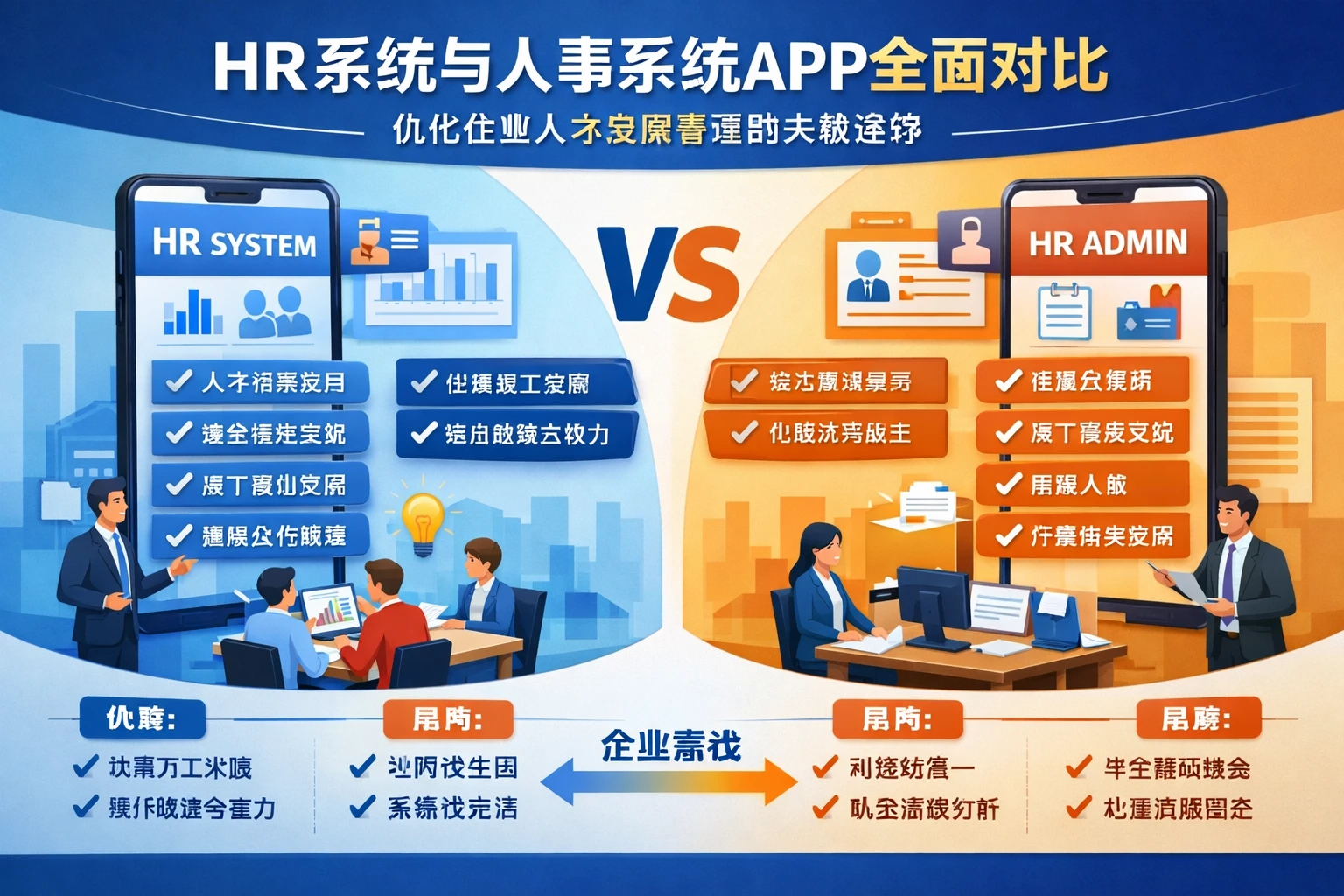 HR系统与人事系统APP全面对比：优化企业人才发展管理的关键选择
