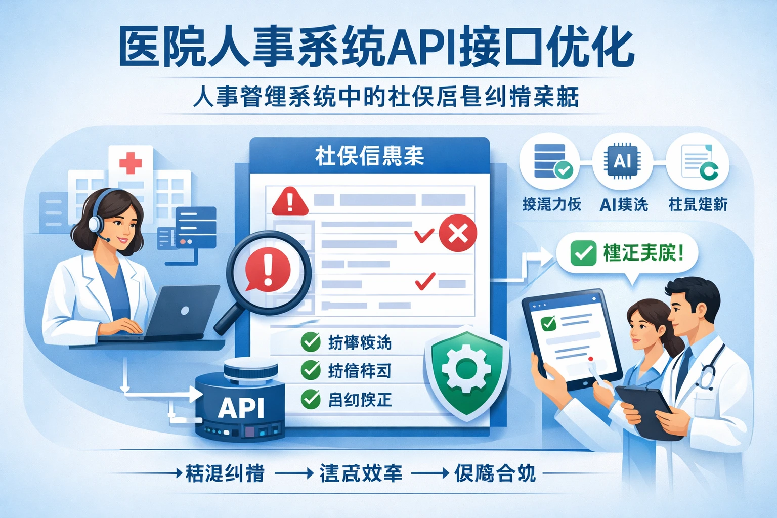 医院人事系统API接口优化：人事管理系统中的社保信息纠错策略