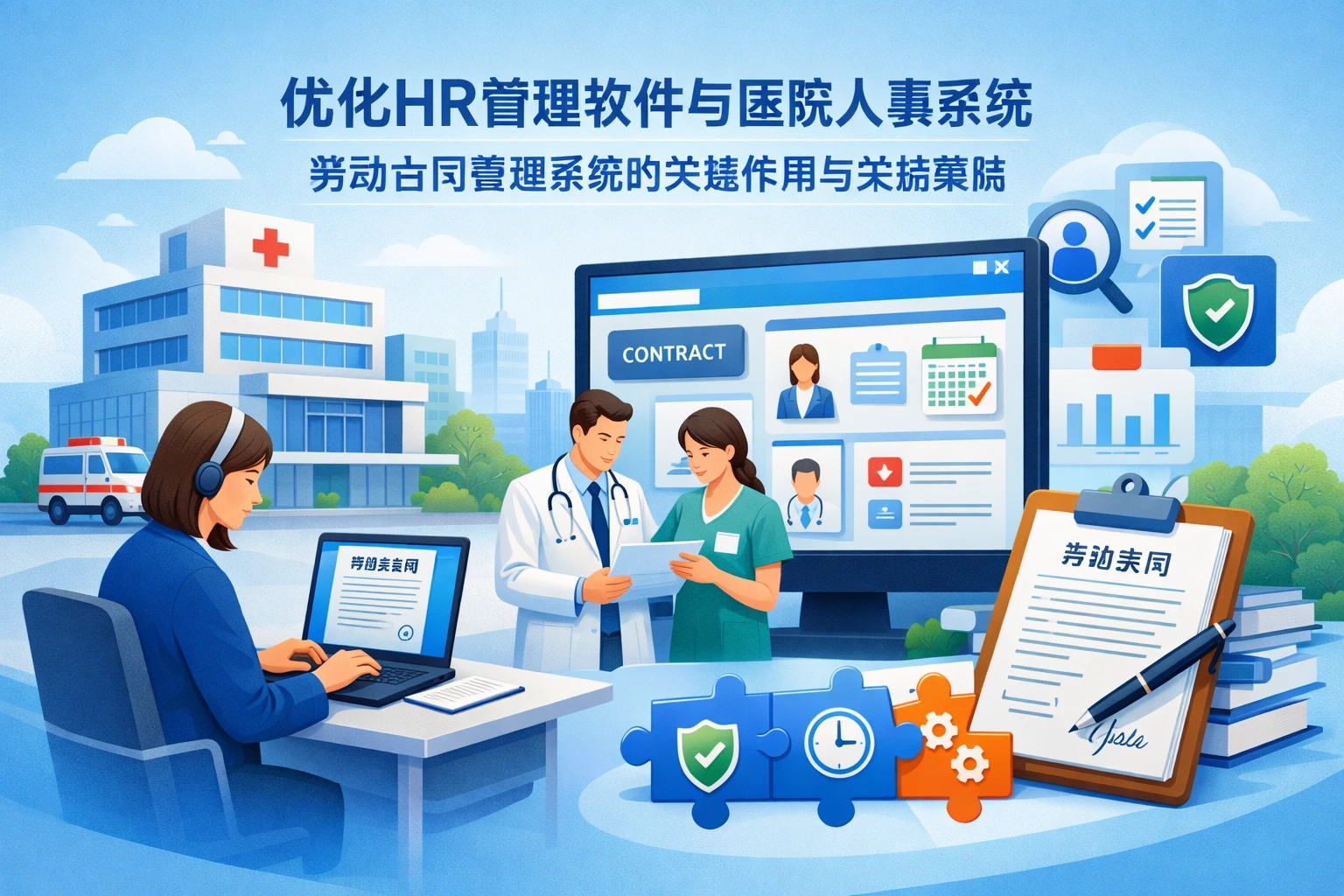 优化HR管理软件与医院人事系统：劳动合同管理系统的关键作用与实施策略