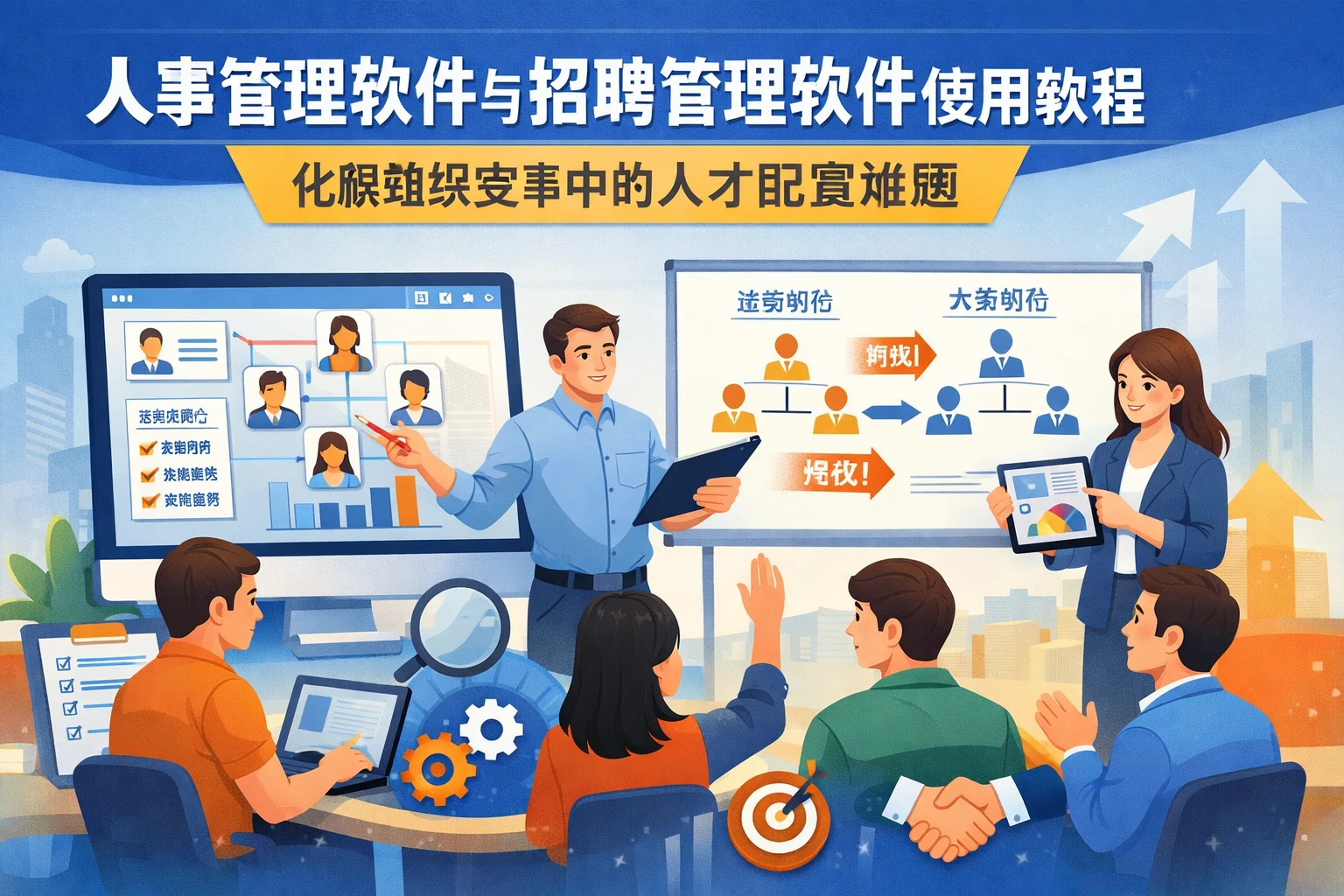 人事管理软件与招聘管理软件使用教程：化解组织变革中的人才配置难题