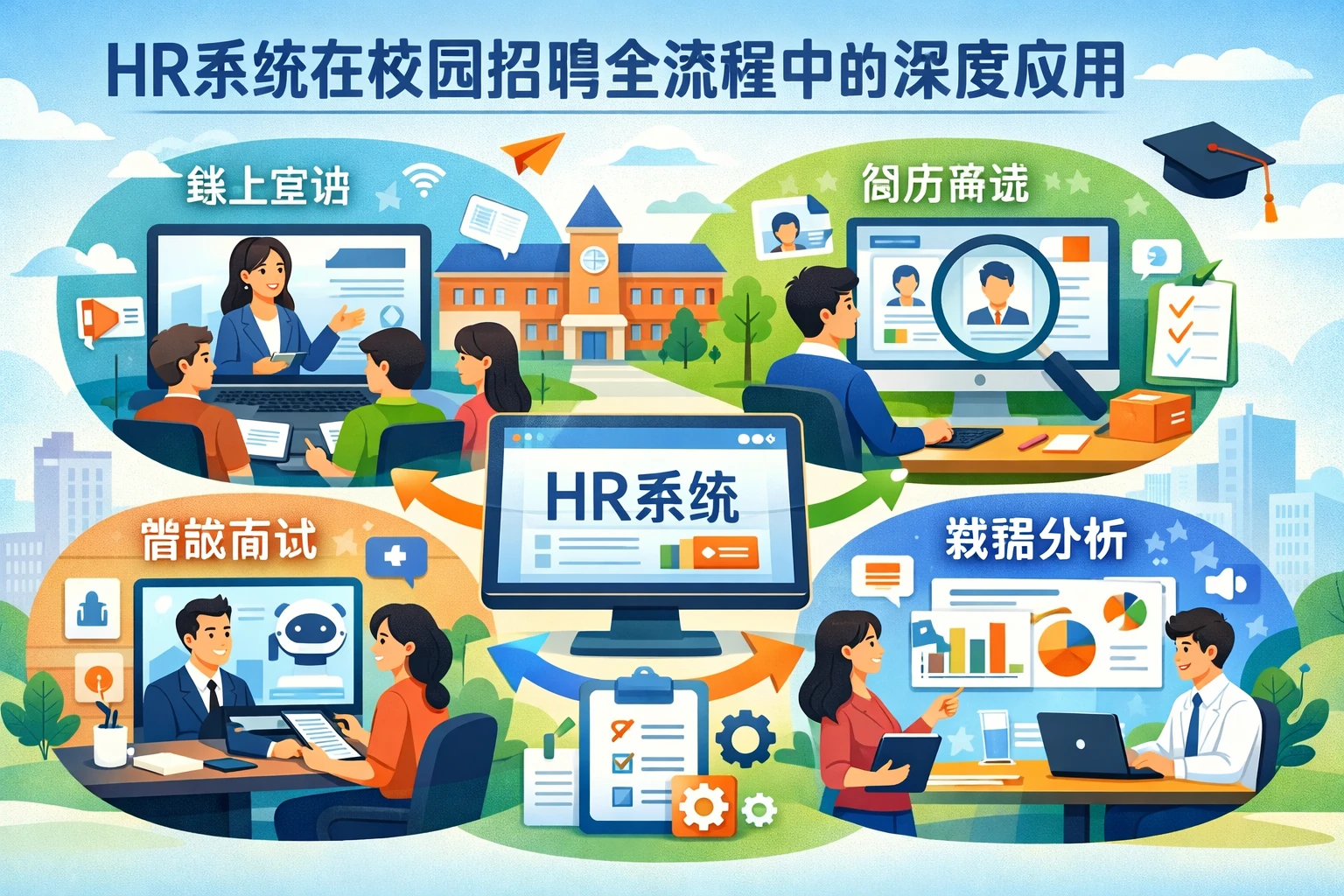 HR系统在校园招聘全流程中的深度应用