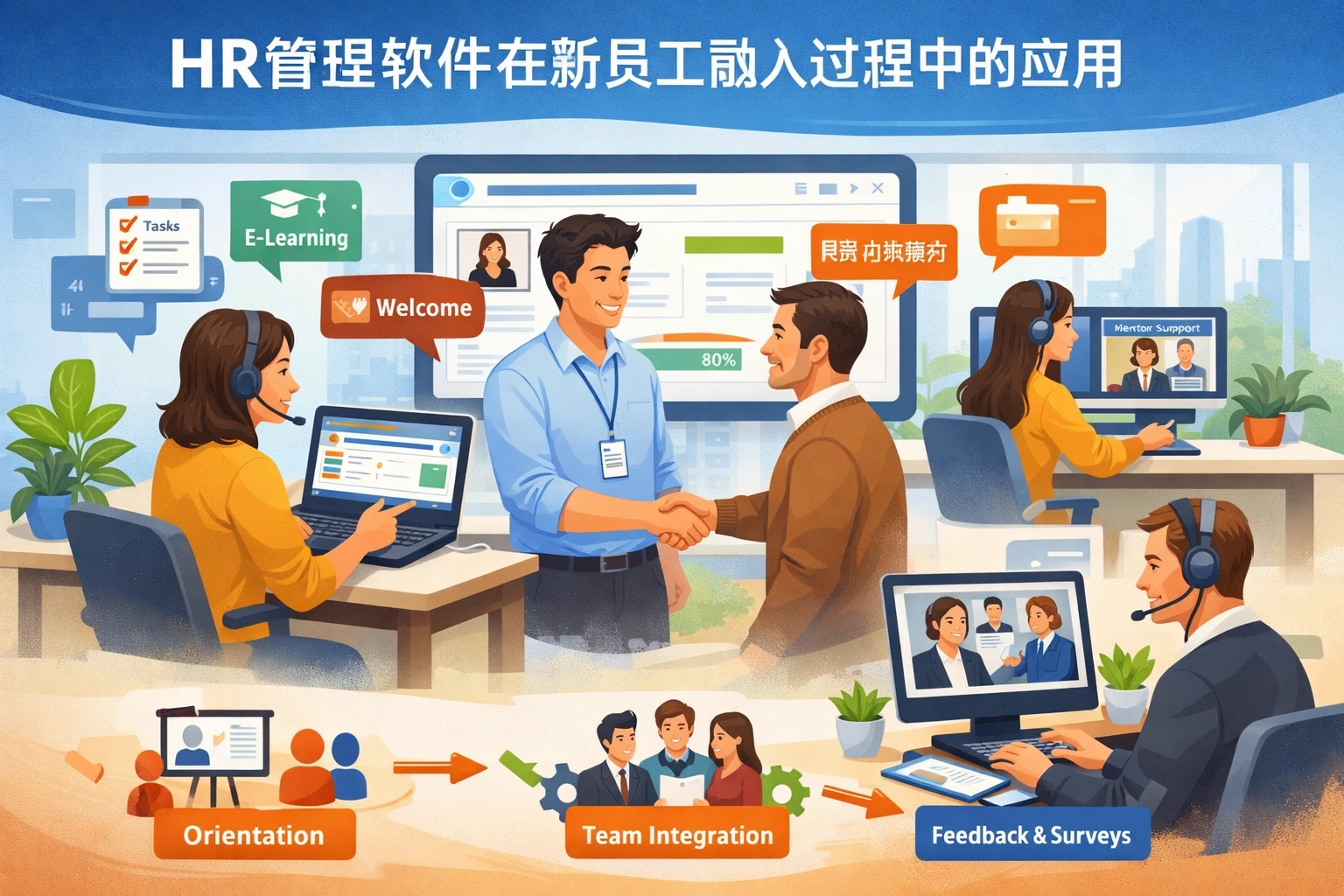 HR管理软件在新员工融入过程中的应用