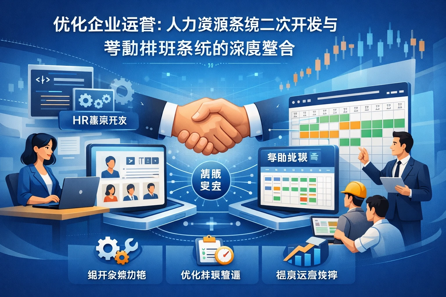 优化企业运营：人力资源系统二次开发与考勤排班系统的深度整合