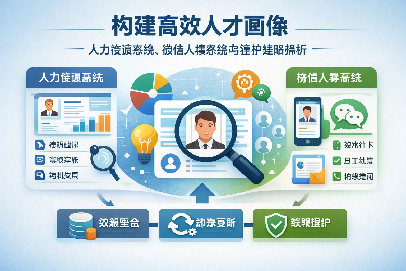 构建高效人才画像：人力资源系统、微信人事系统与维护策略解析