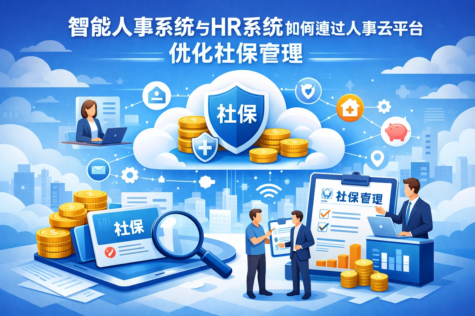 智能人事系统与HR系统如何通过人事云平台优化社保管理