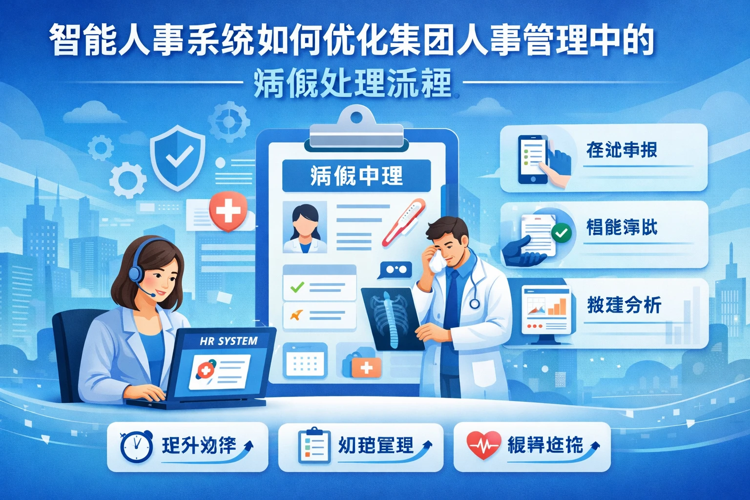 智能人事系统如何优化集团人事管理中的病假处理流程