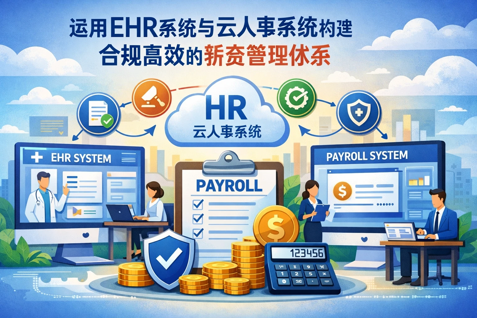 运用EHR系统与云人事系统构建合规高效的薪资管理体系
