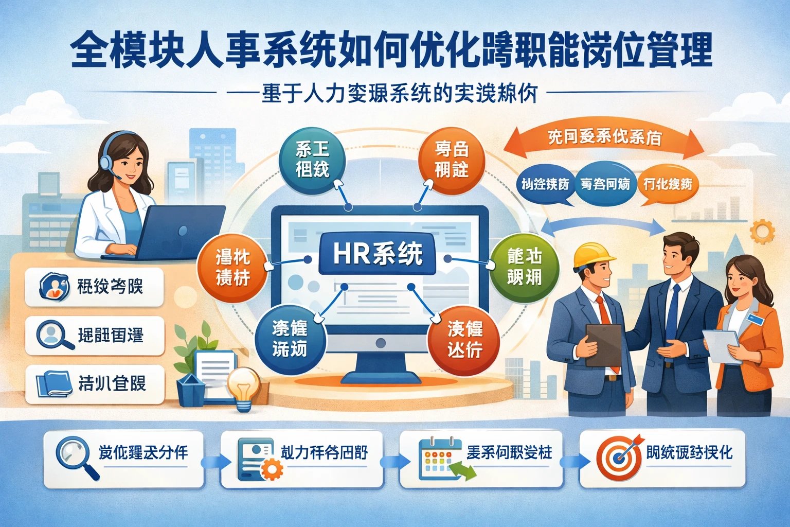 全模块人事系统如何优化跨职能岗位管理——基于人力资源系统的实践解析