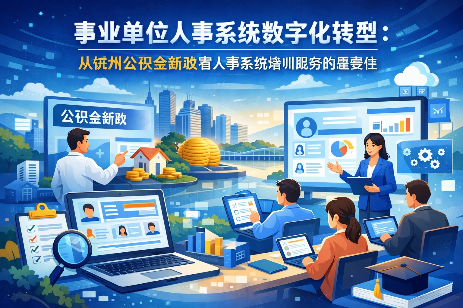 事业单位人事系统数字化转型：从杭州公积金新政看人事系统培训服务的重要性