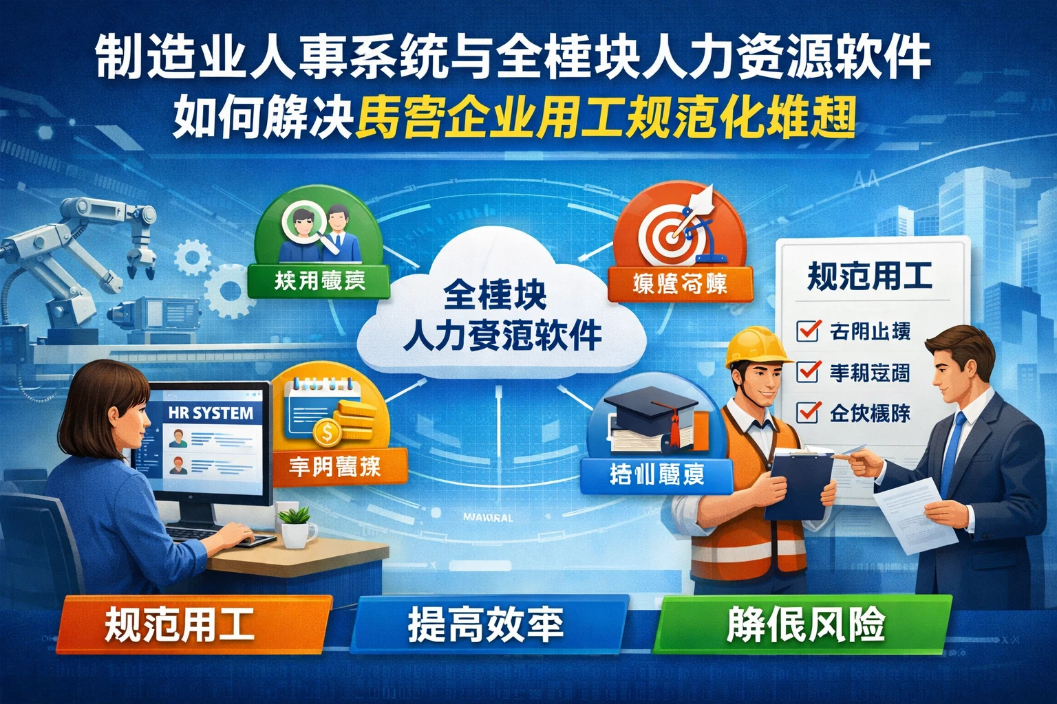 制造业人事系统与全模块人力资源软件如何解决民营企业用工规范化难题