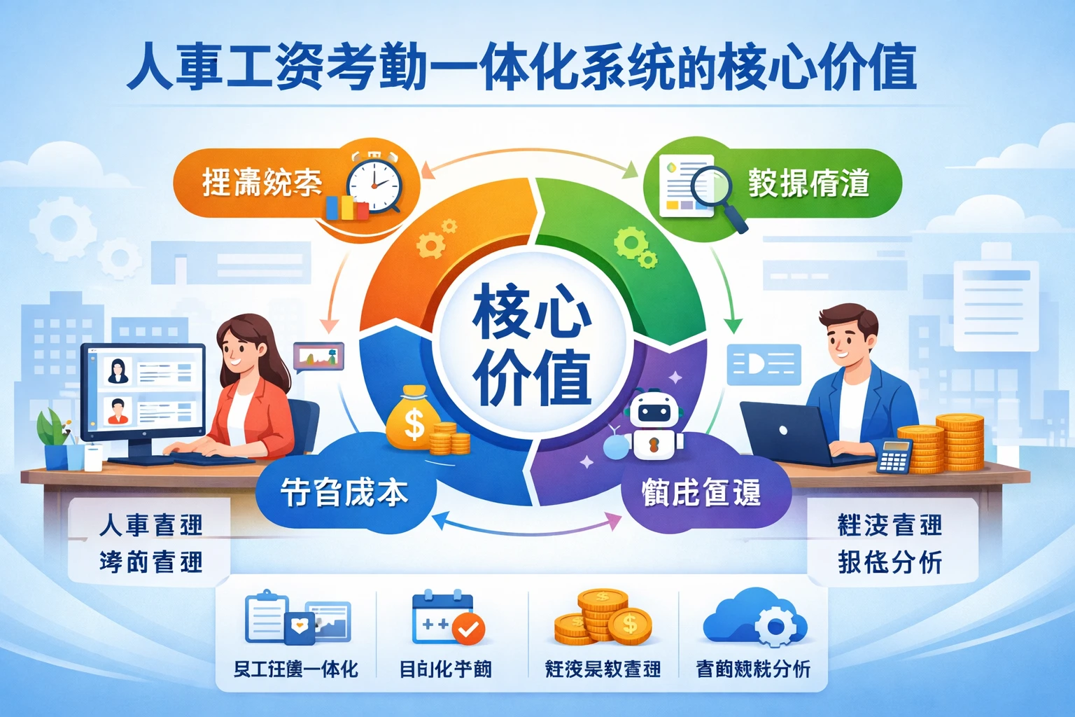 人事工资考勤一体化系统的核心价值