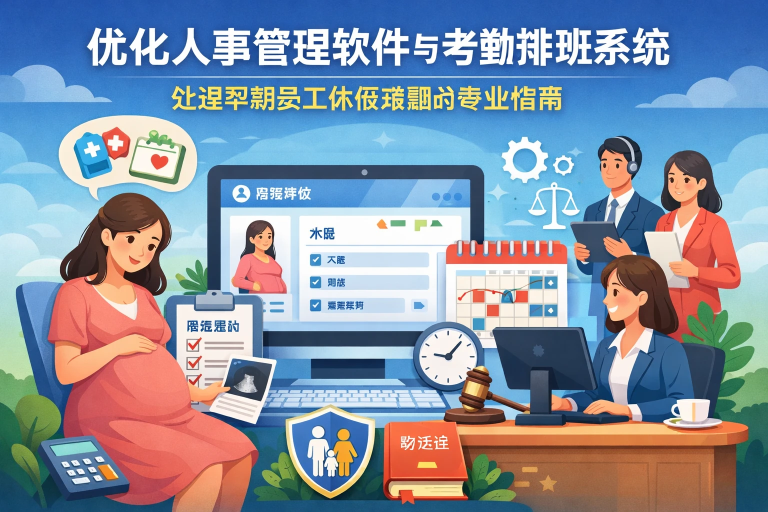 优化人事管理软件与考勤排班系统:处理孕期员工休假难题的专业指南