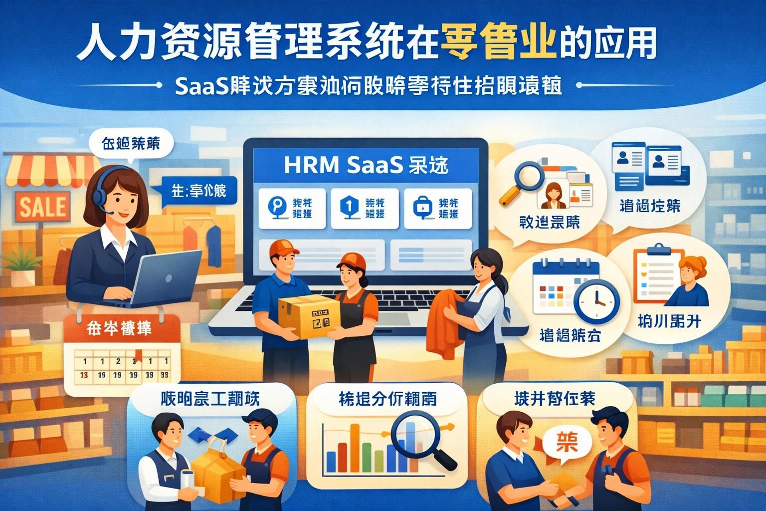 人力资源管理系统在零售业的应用：SaaS解决方案如何破解季节性招聘难题