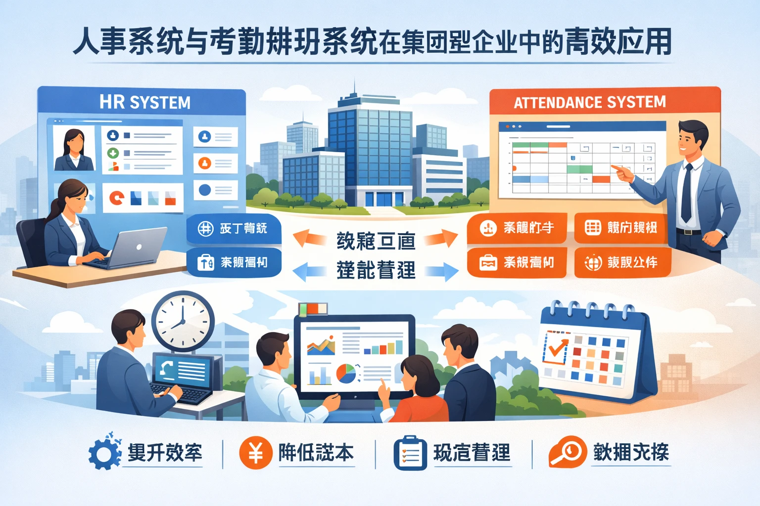 人事系统与考勤排班系统在集团型企业中的高效应用