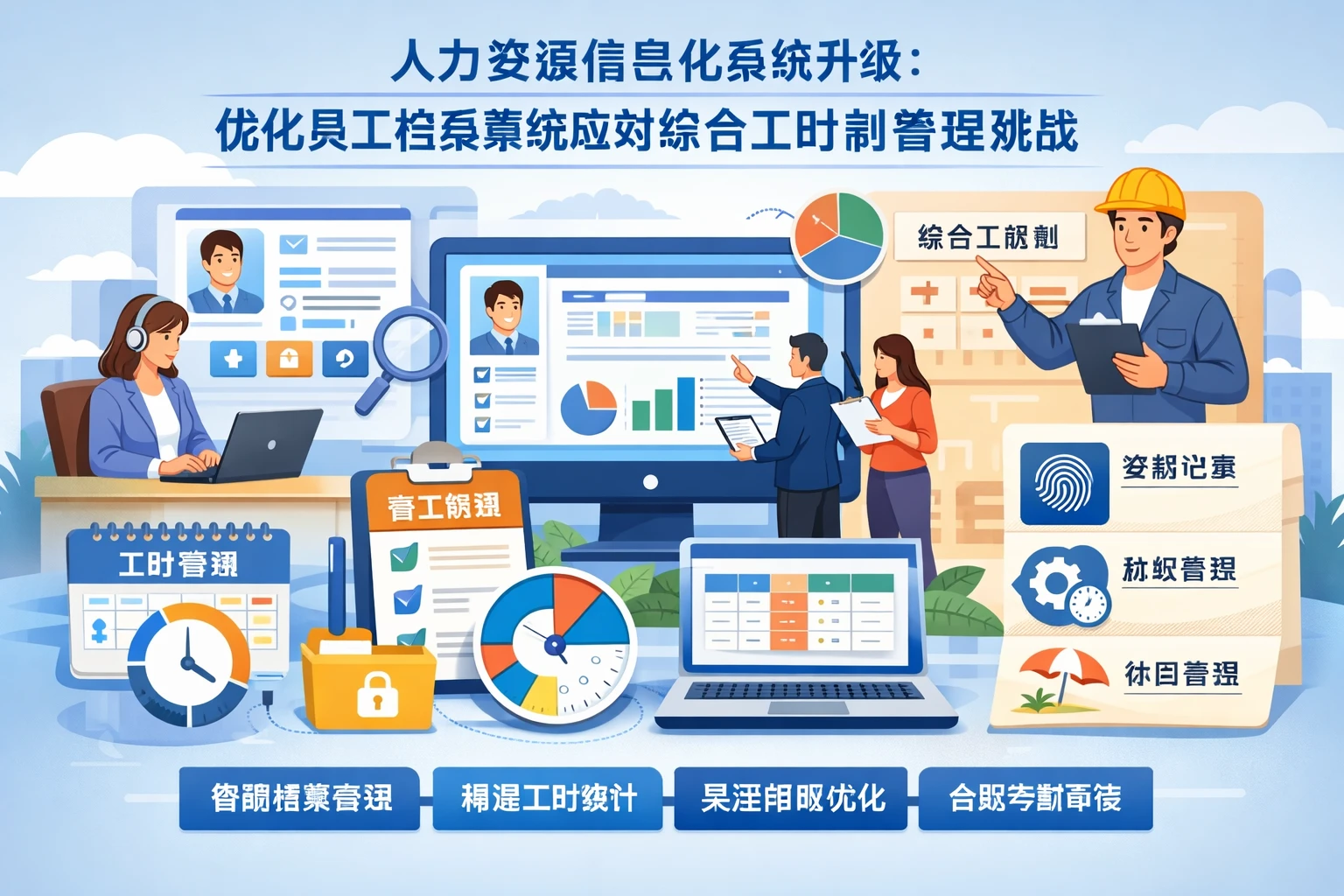 人力资源信息化系统升级：优化员工档案系统应对综合工时制管理挑战