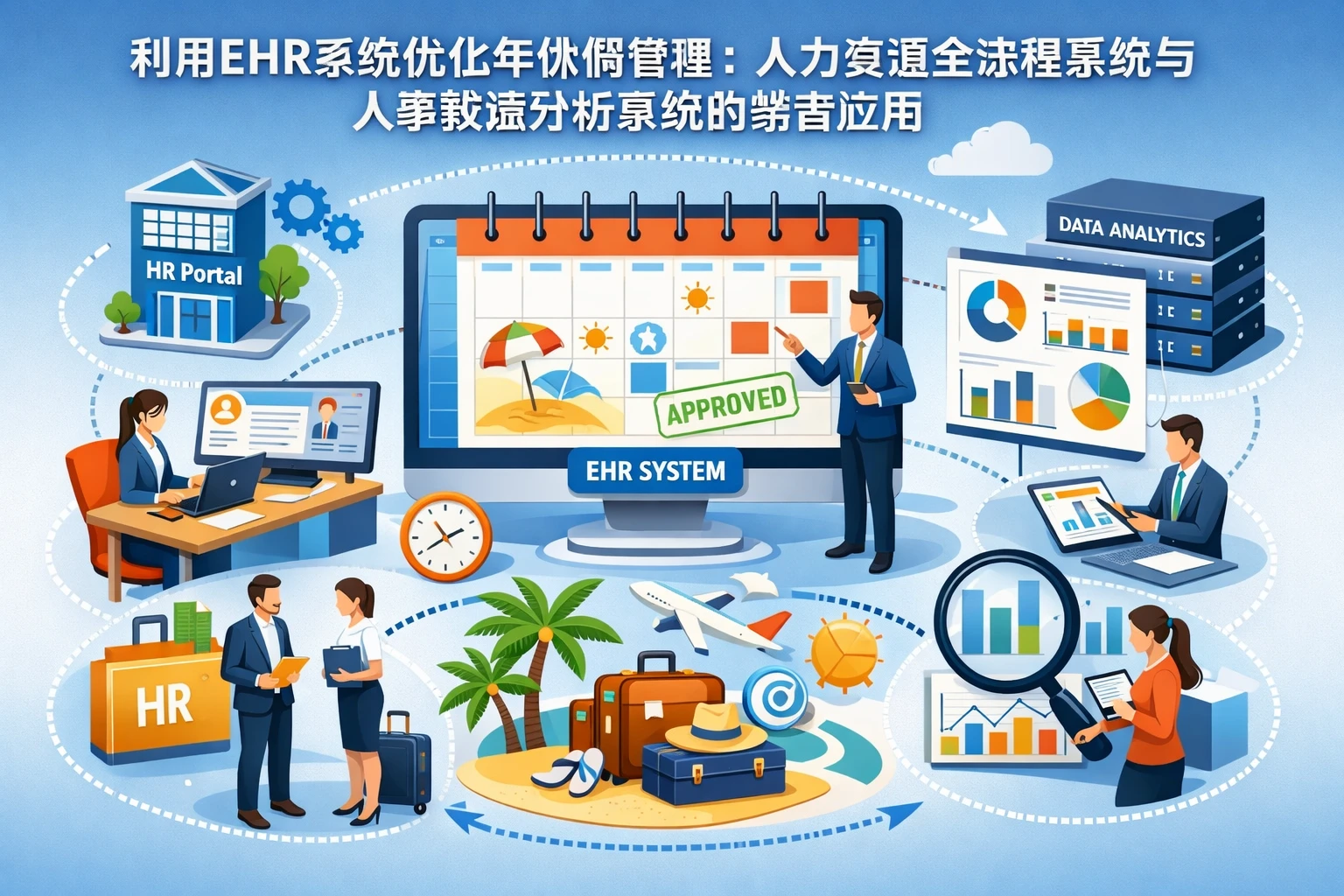 利用EHR系统优化年休假管理：人力资源全流程系统与人事数据分析系统的综合应用