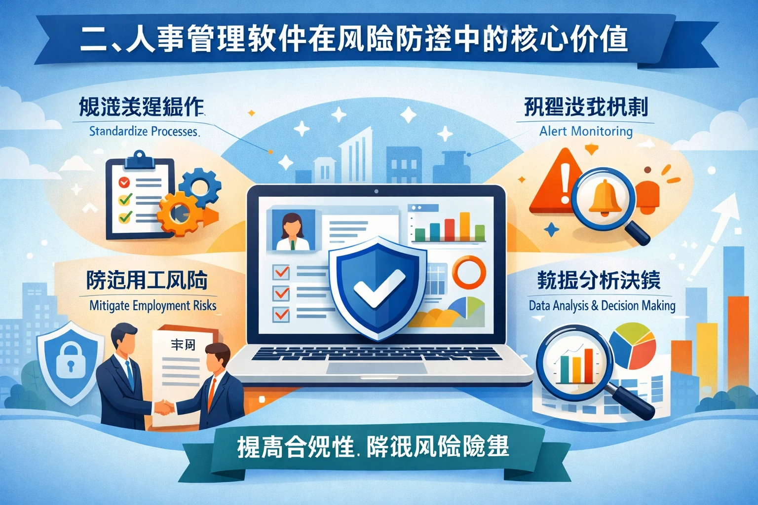 二、人事管理软件在风险防控中的核心价值