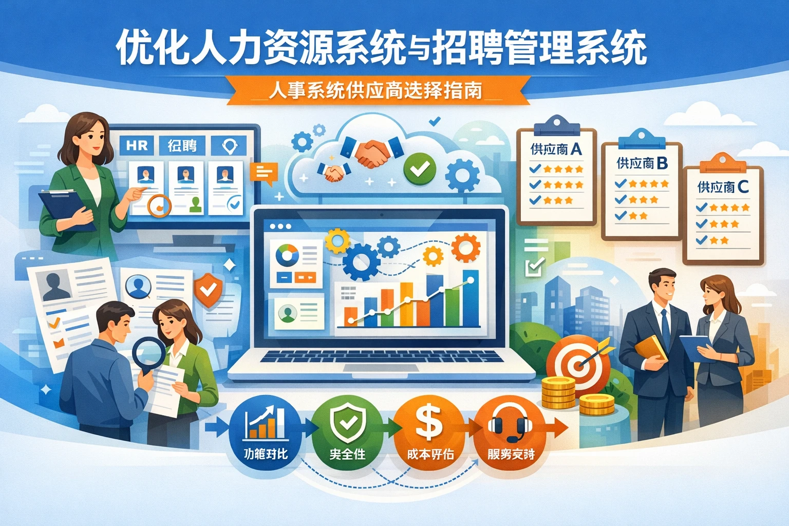 优化人力资源系统与招聘管理系统：人事系统供应商选择指南