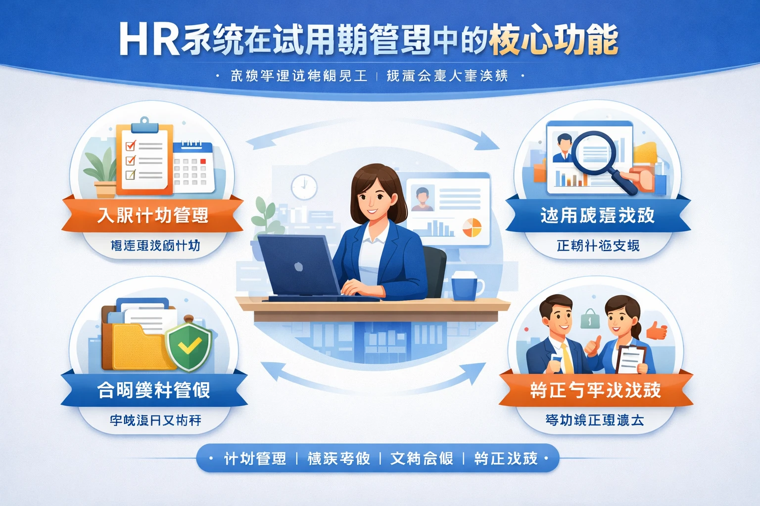 HR系统在试用期管理中的核心功能