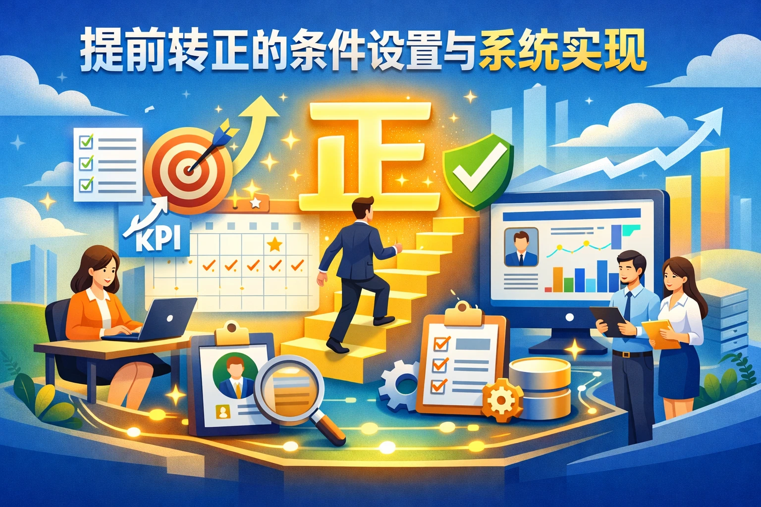 提前转正的条件设置与系统实现