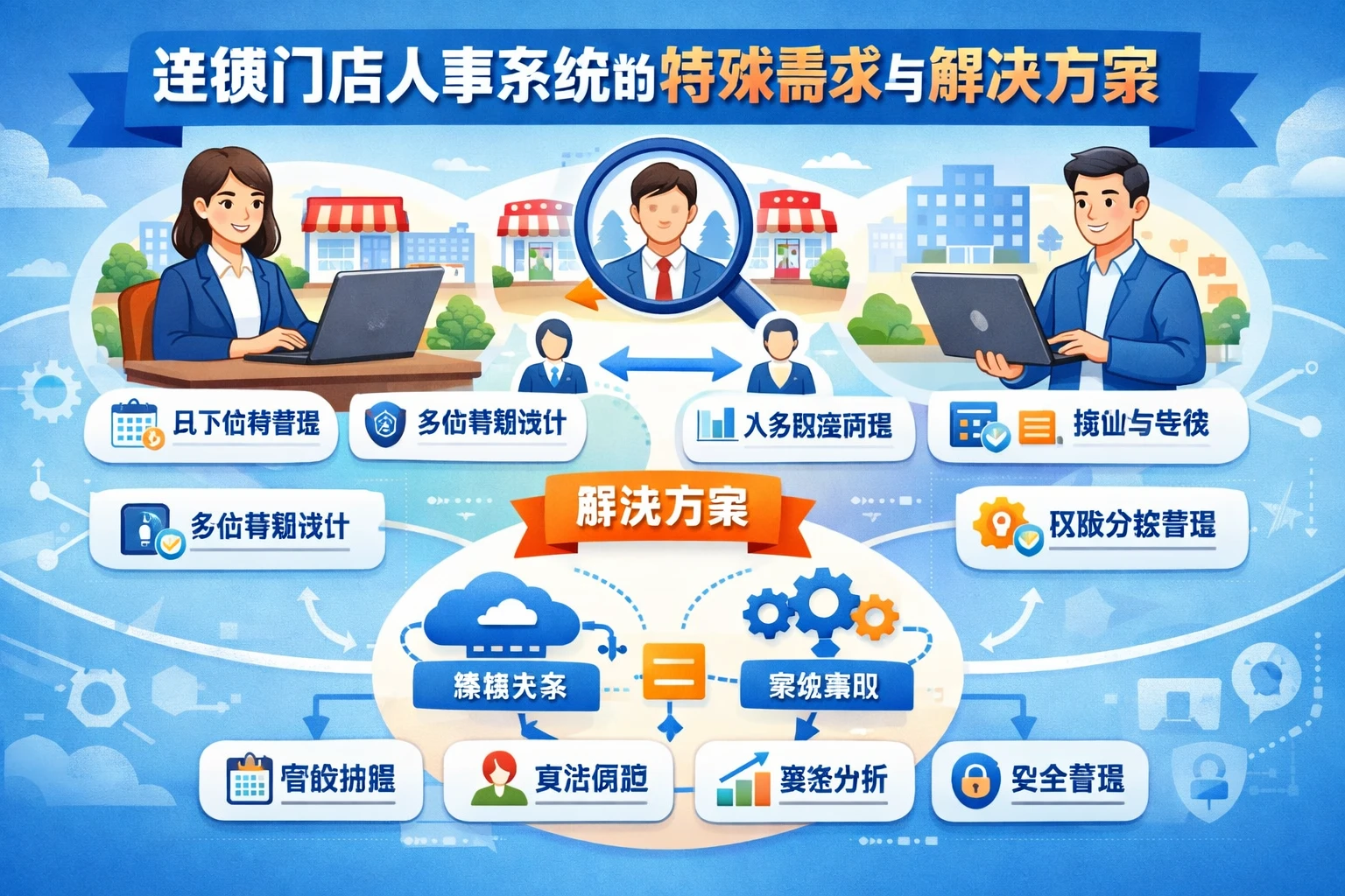 连锁门店人事系统的特殊需求与解决方案