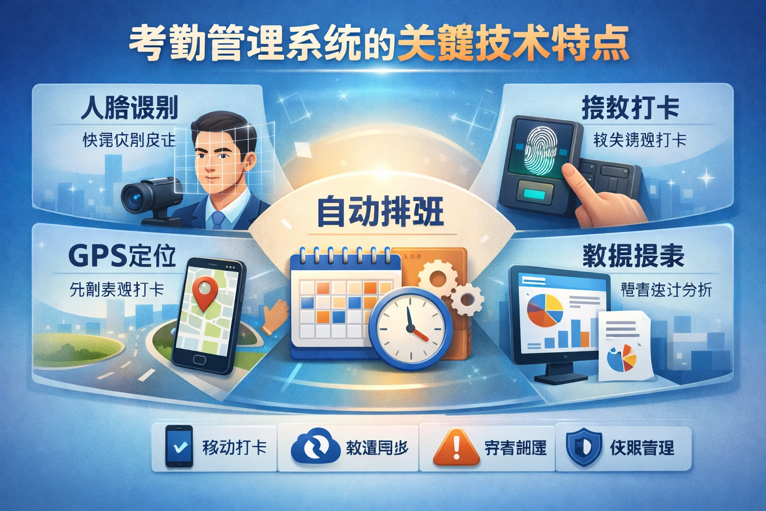 考勤管理系统的关键技术特点