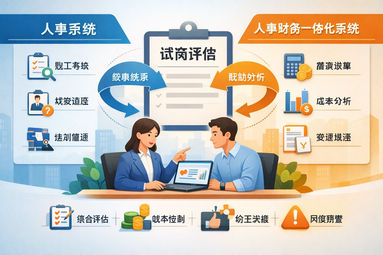 人事系统与人事财务一体化系统在试岗期评估管理中的关键作用
